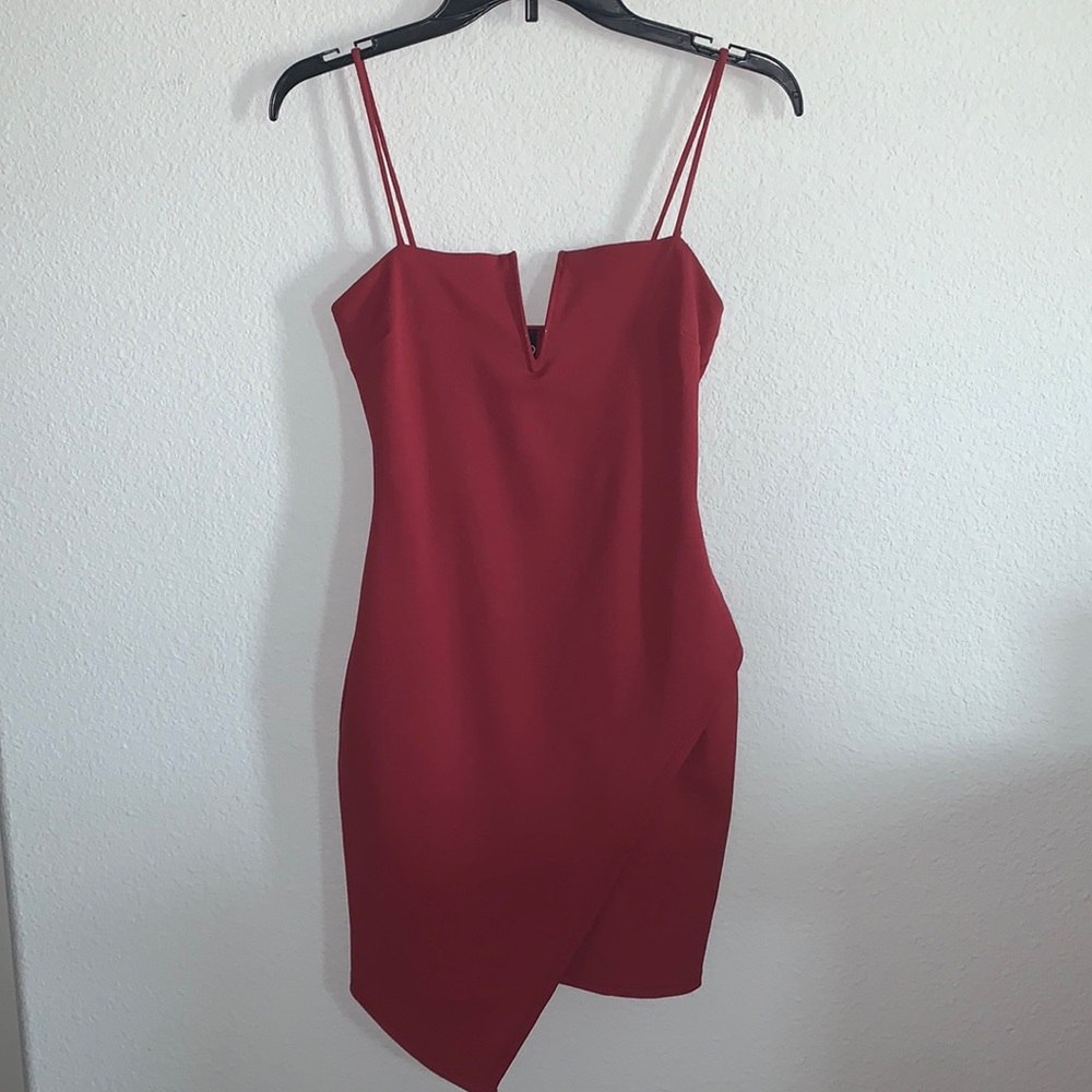 Red homecoming dress